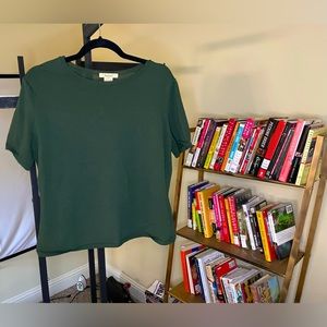 fashionable olive green shirt
